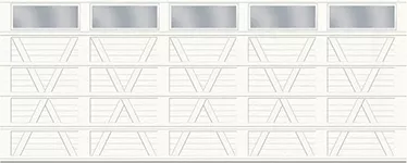 X Layout, 4-Slat Base - 5 bays