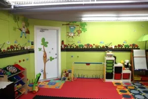 Create a playroom in your garage