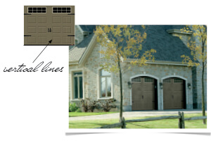 Coordinate the lines your home with your garage door