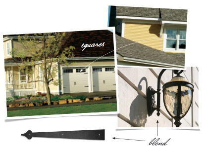 Coordinate the style of your home with your garage door