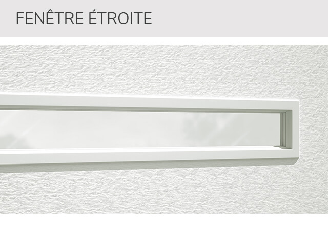 Fenêtre Étroite avec Cadre Moderne