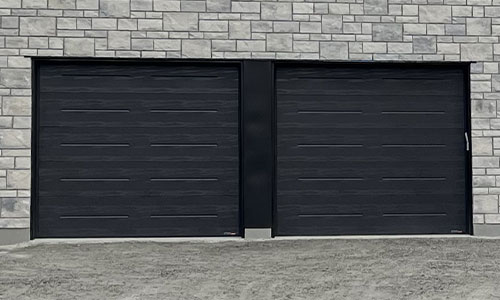 Standard+ Vog garage door, 10' x 9', Black