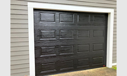 Acadia 138 Classic CC garage door, 8' x 7', Black