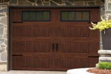 How to Stain a Metal Garage Door to Give it a Faux Woodgrain Finish