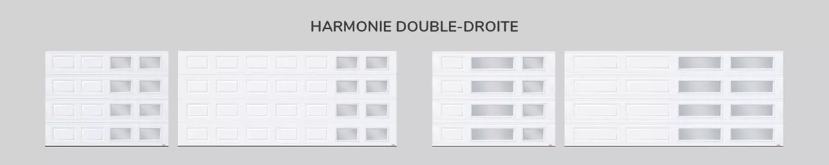 Fenestration : Harmonie double-droite