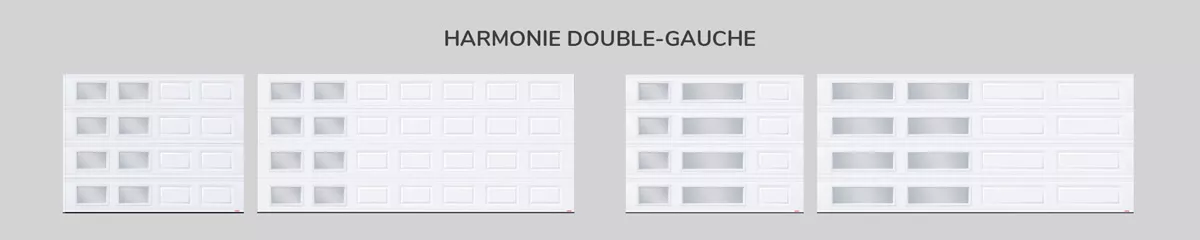 Fenestration : Harmonie double-gauche