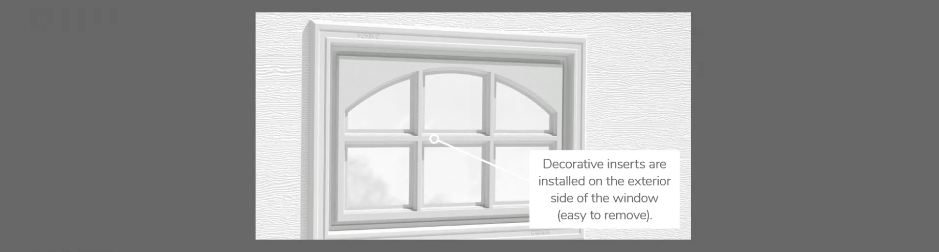 Cascade Decorative Insert, 21" x 13" or 20" x 13", available for door R-16, R-12, 3 layers - Polystyrene, 2 layers - Polystyrene and Non-insulated