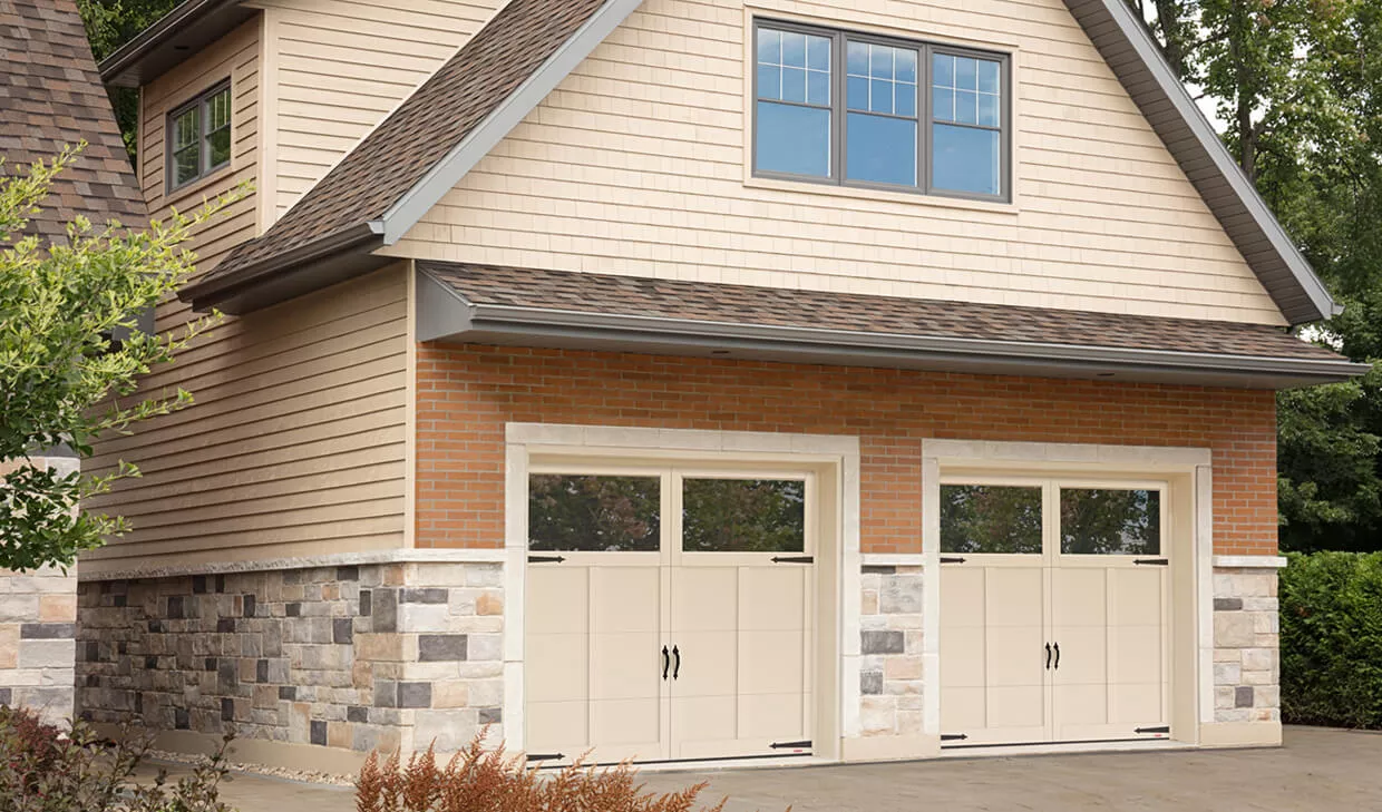 Princeton P-12, 9’ x 7', Desert Sand doors and overlays, Clear Panoramic windows