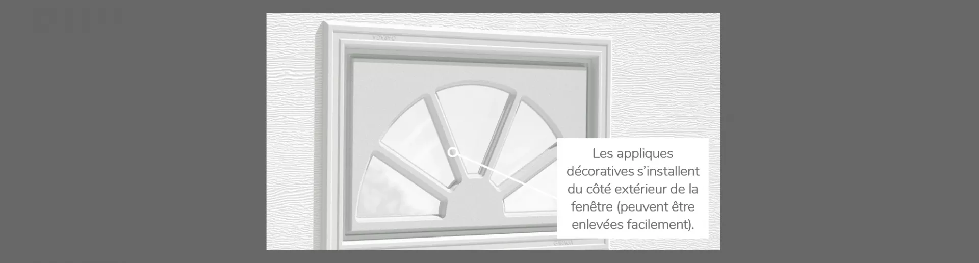 Applique Sherwood, 21" x 13", disponible pour la porte R-16