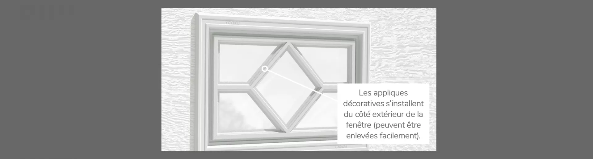 Applique Waterton, 21" x 13" ou 20" x 13", disponible pour les portes R-16, 2 parois - Polystyrène, 1 paroi - Polystyrène, Non isolée