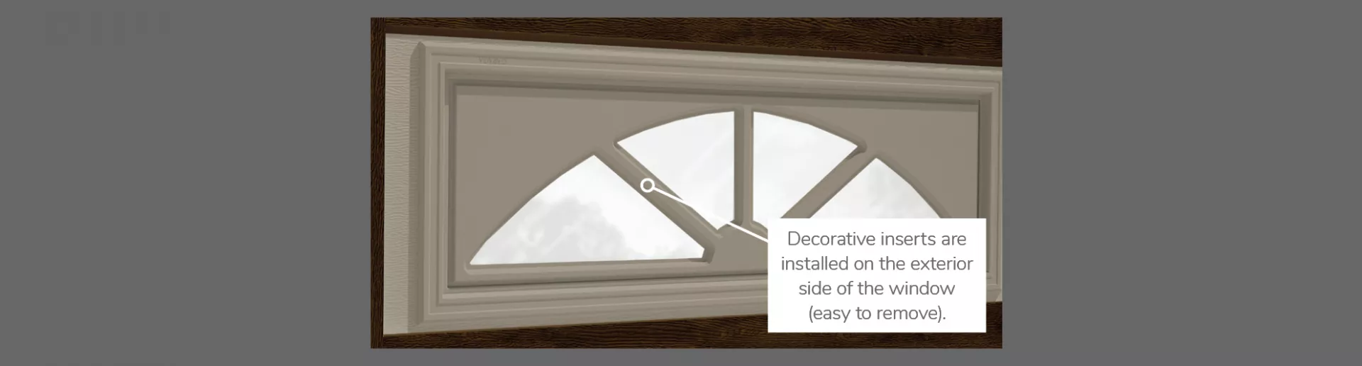 Sherwood Decorative Insert, 40" x 13", available for door R-16