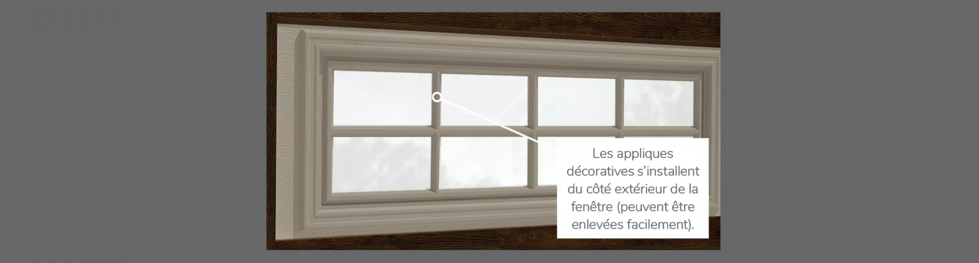 Applique Stockton, 40" x 13", disponible pour les portes R-16