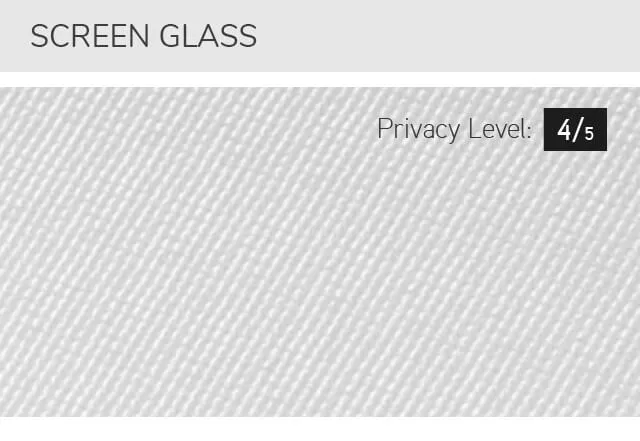 Screen glass