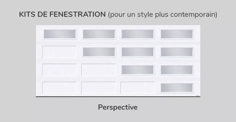  Kit de fenestration, 16' x 7', Perpective