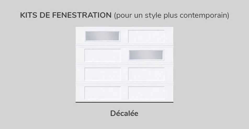 Kit de fenestration, 9' x 7', Décalée