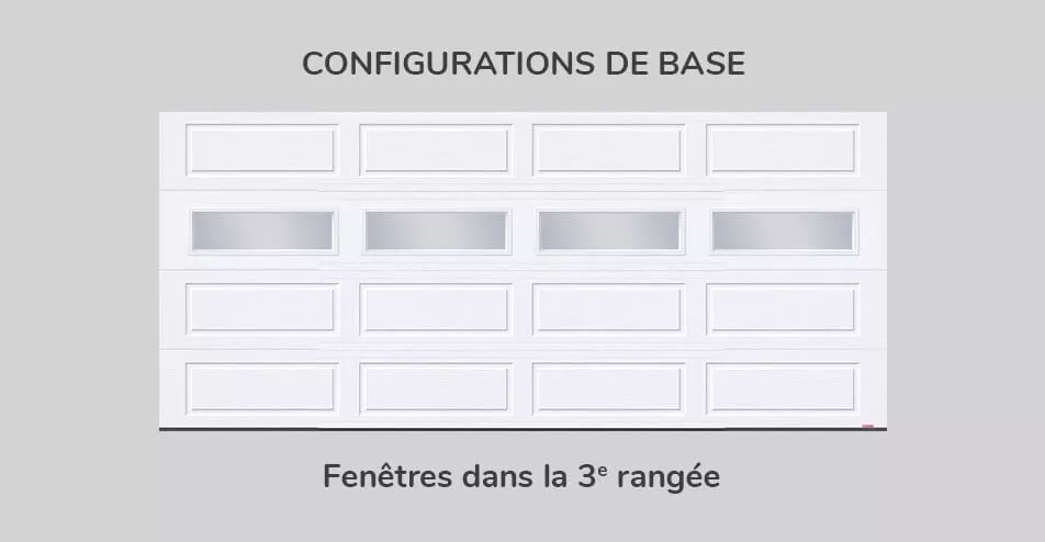 Configuration de base - fenêtres dans la 3e rangée