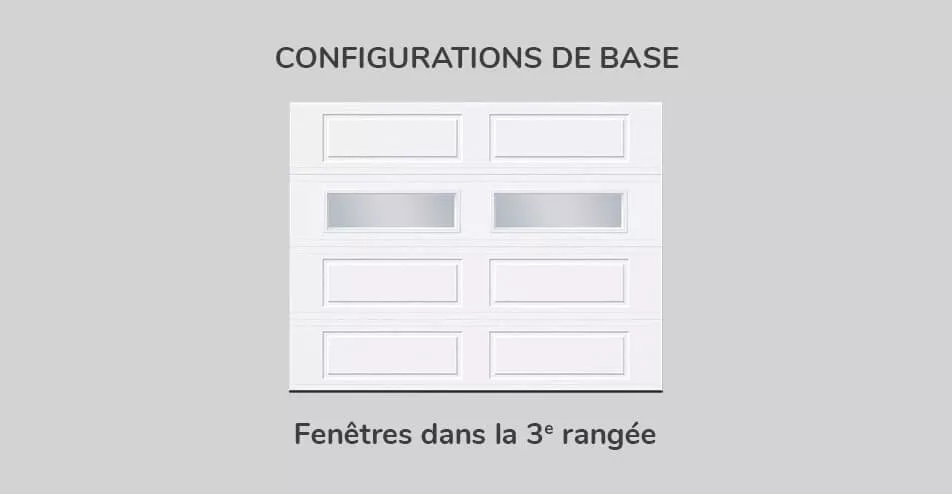 Configuration de base - fenêtres dans la 3e rangée