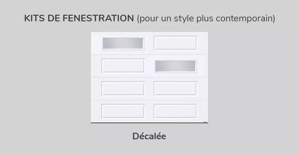 Kit de fenestration, 9' x 7', Décalée