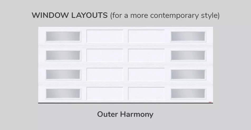 Window layouts, 16' x 7', Outer Harmony