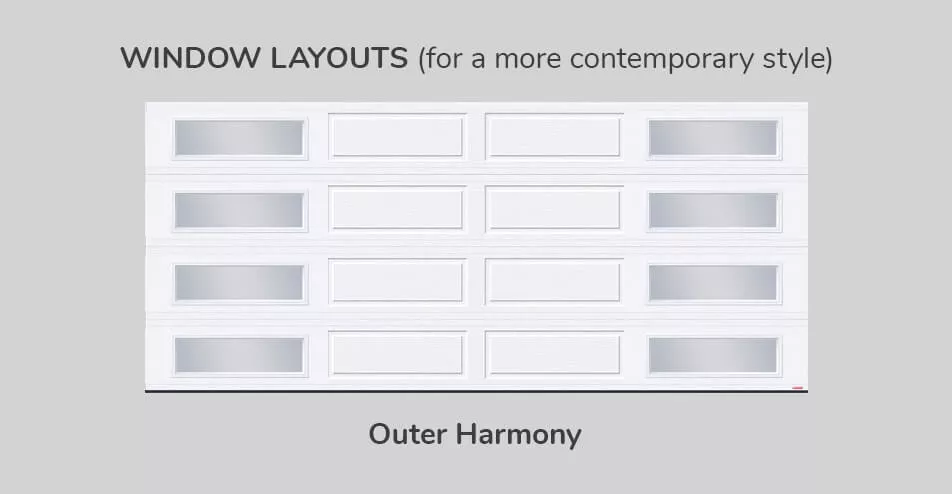 Window layouts, 16' x 7', Outer Harmony