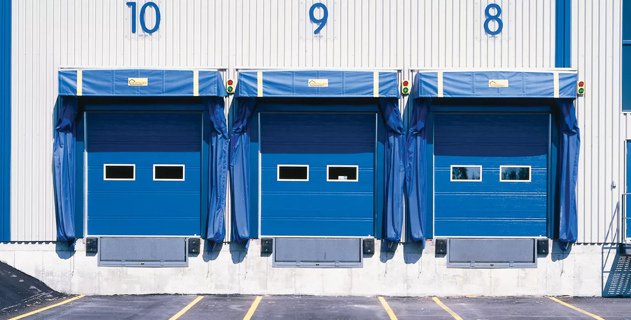 G-1000 doors, 8' x 8', Heron Blue