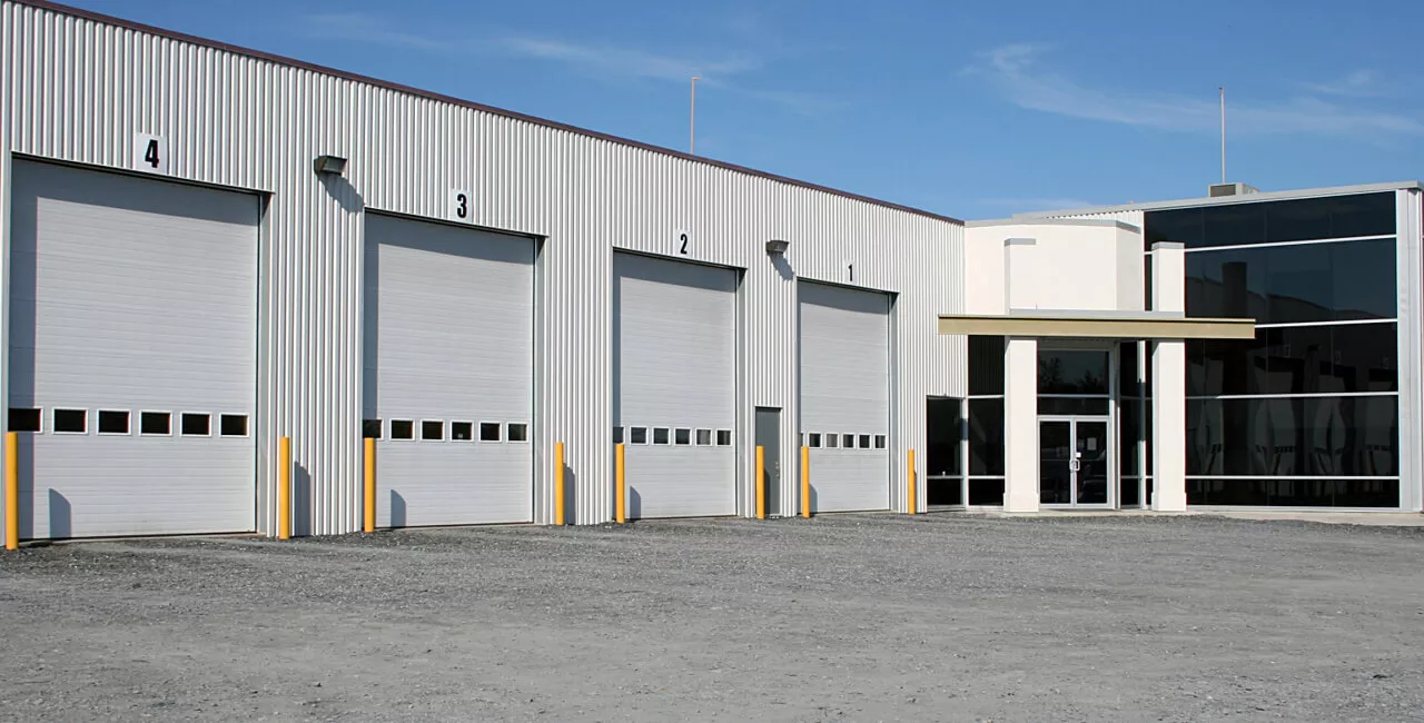 G-5000 doors, 14' x 16', Ice White