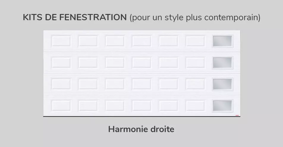 Kit de fenestration - Harmonie droite