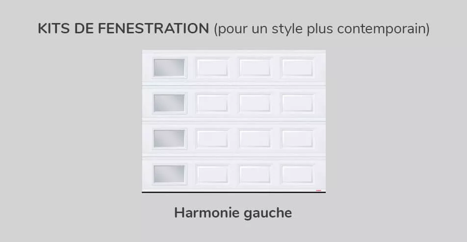 Kit de fenestration - Harmonie gauche