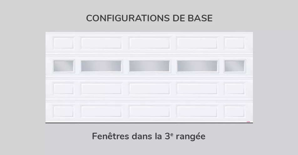 Configuration de base - fenêtres dans la 3e rangée