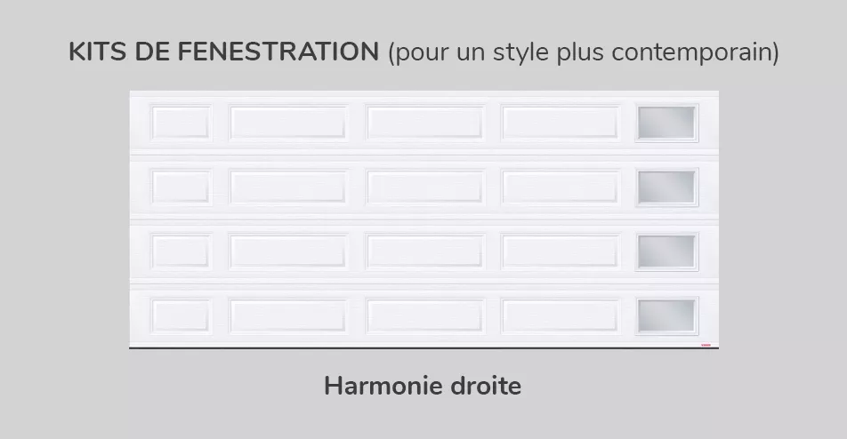 Kit de fenestration - Harmonie droite