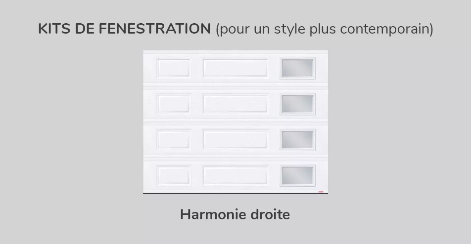 Kit de fenestration - Harmonie droite