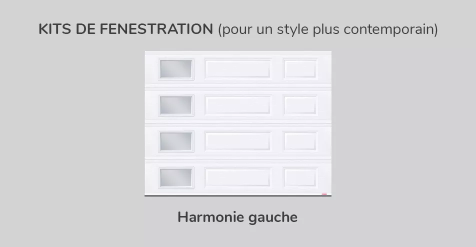 Kit de fenestration - Harmonie gauche