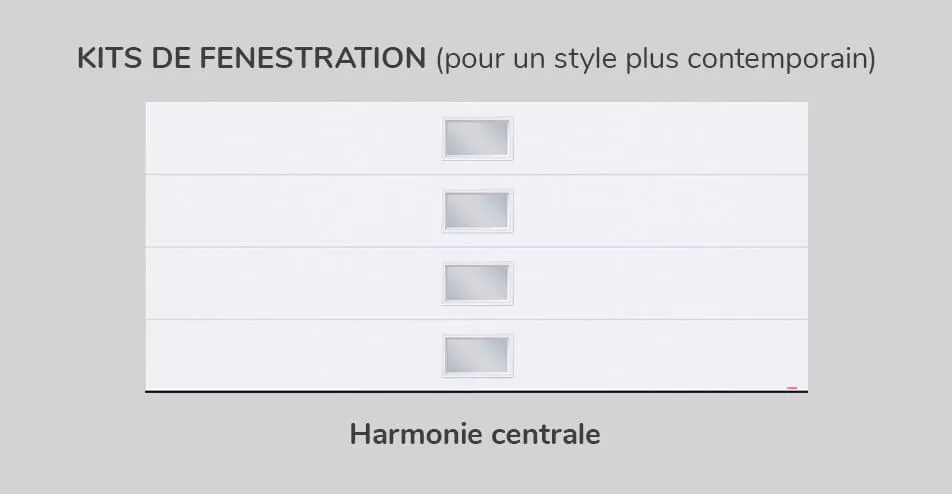 Kit de fenestration, 16' x 7', Harmonie centrale