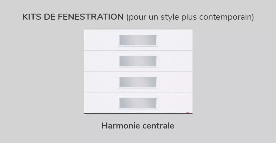 Kit de fenestration, 9' x 7', Harmonie centrale