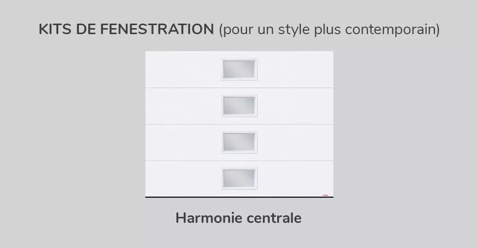 Kit de fenestration, 9' x 7', Harmonie centrale