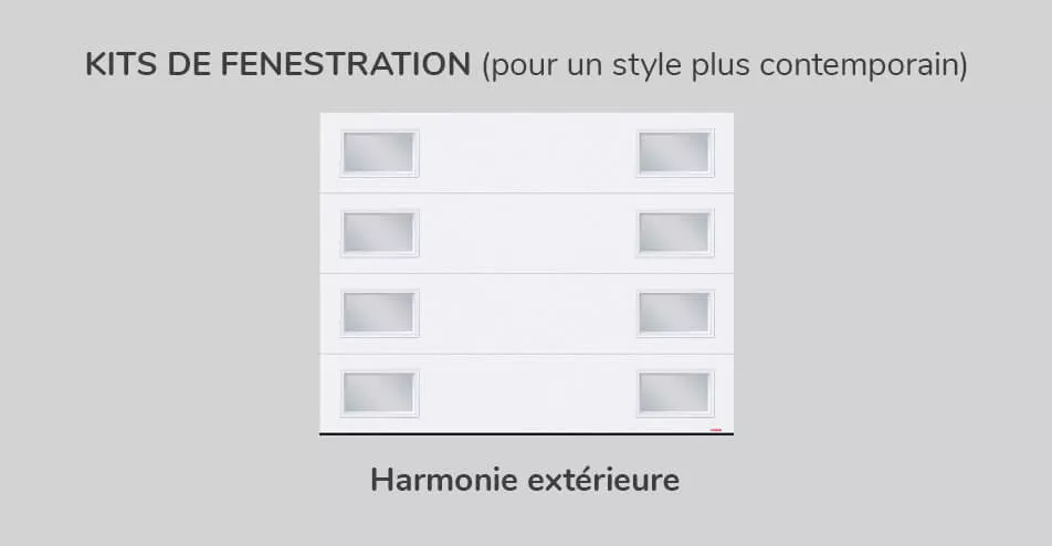 Kit de fenestration, 9' x 7', Harmonie extérieure