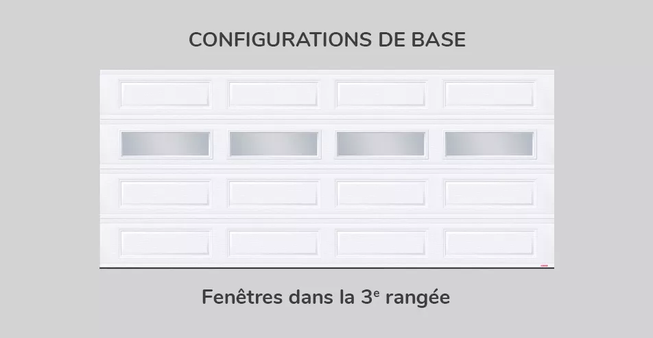 Configuration de base - fenêtres dans la 3e rangée