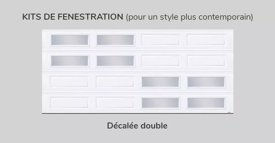 Kit de fenestration - Décalée double