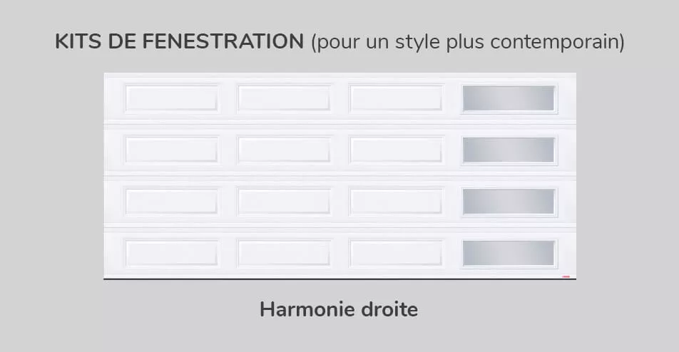 Kit de fenestration - Harmonie droite