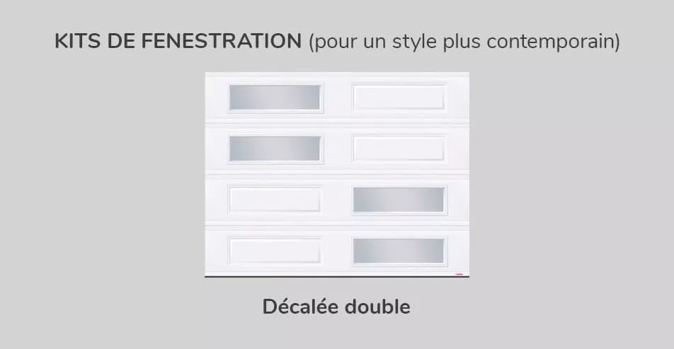 Kit de fenestration - Décalée double