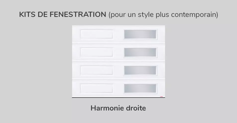 Kit de fenestration - Harmonie droite