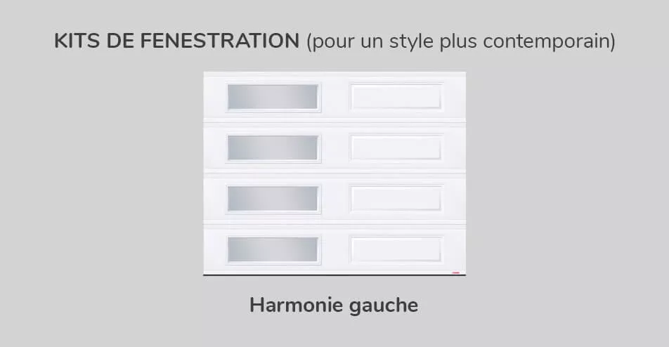 Kit de fenestration - Harmonie gauche