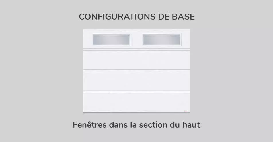 Configurations de base, fenêtres dans la 4e rangée