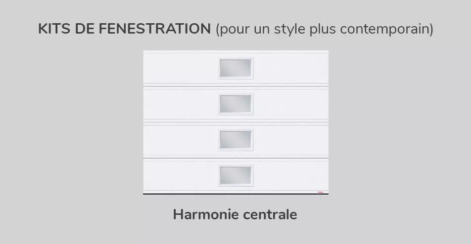 Kits fenestration, 9' x 7', Harmonie centrale