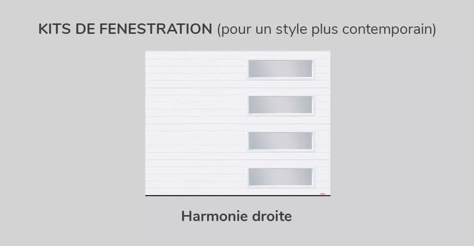 Kit de fenestration - Harmonie droite