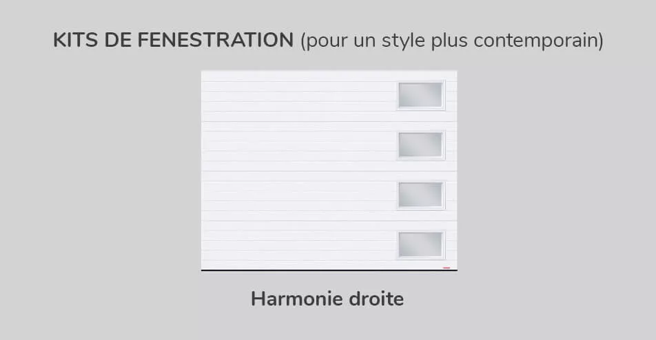 Kit de fenestration - Harmonie droite