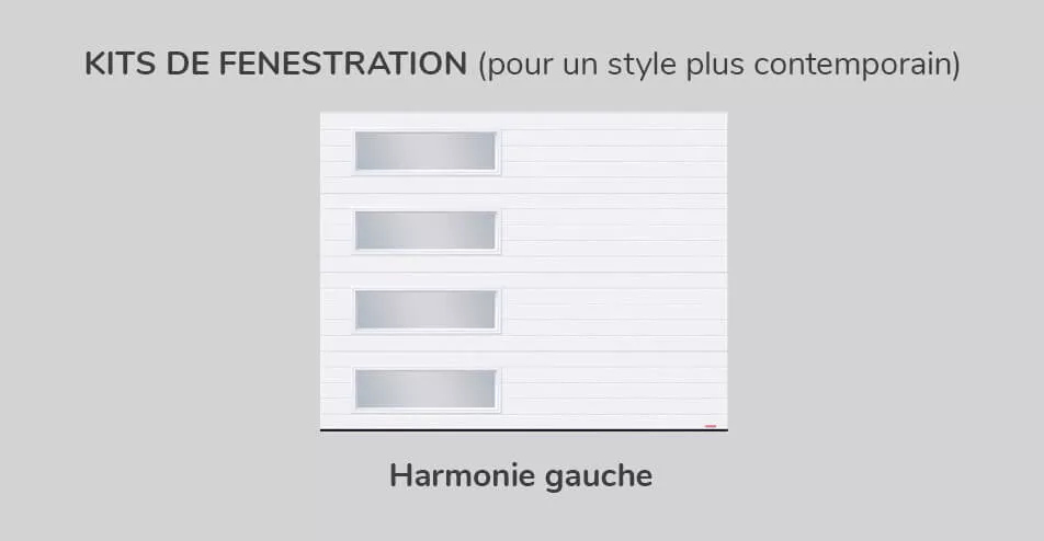 Kit de fenestration - Harmonie gauche