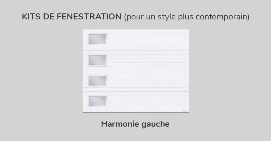 Kit de fenestration - Harmonie gauche