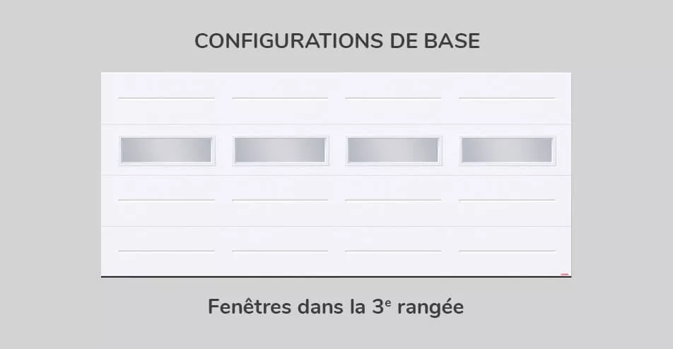 Configuration de base - fenêtres dans la 3e rangée