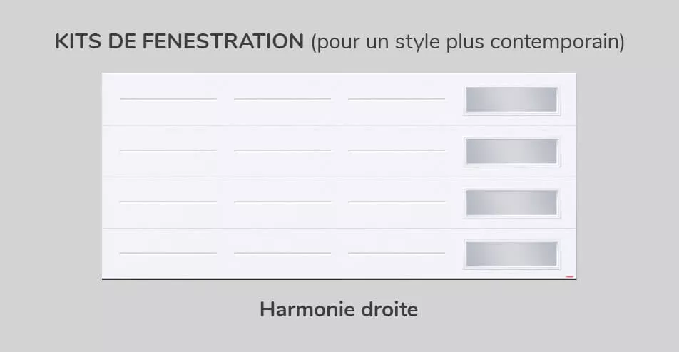 Kit de fenestration - Harmonie droite